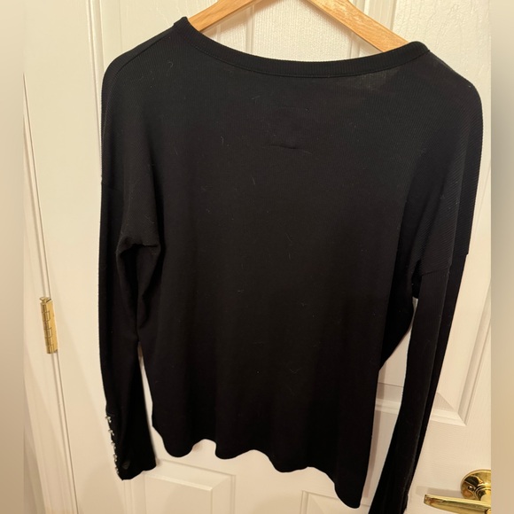 Chaser Black Ribbed Top size XS - Picture 4 of 5